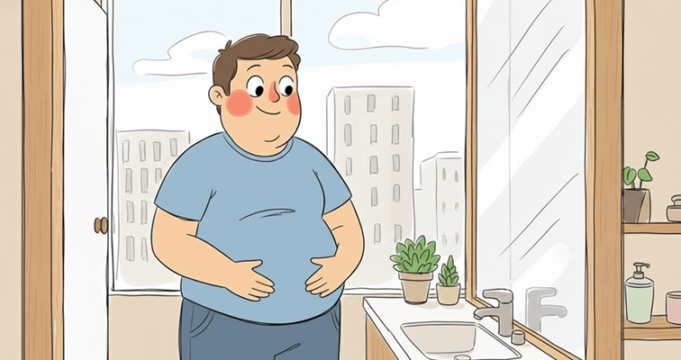 Жир в области живота | Geropharm-trends.ru